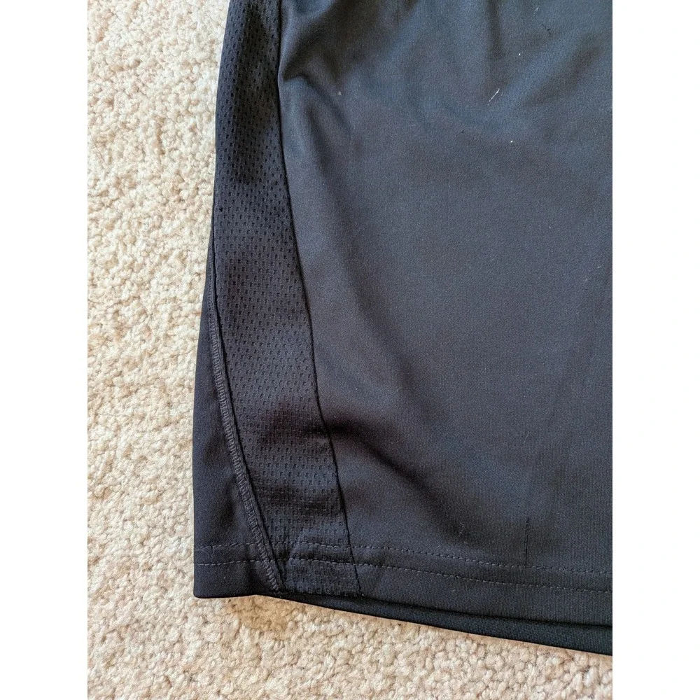 Tek Gear DryTek Black Athletic Shorts Moisture Wicking Mens Size 14/16